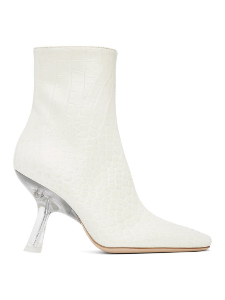 Simon Miller White Croc Foxy Boots